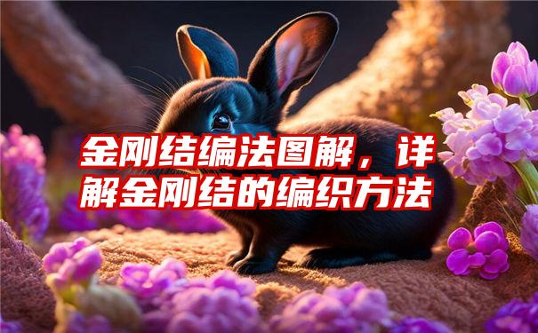 金刚结编法图解，详解金刚结的编织方法