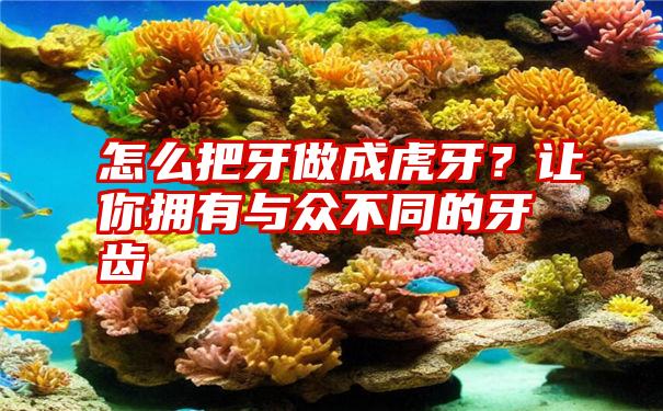 怎么把牙做成虎牙？让你拥有与众不同的牙齿